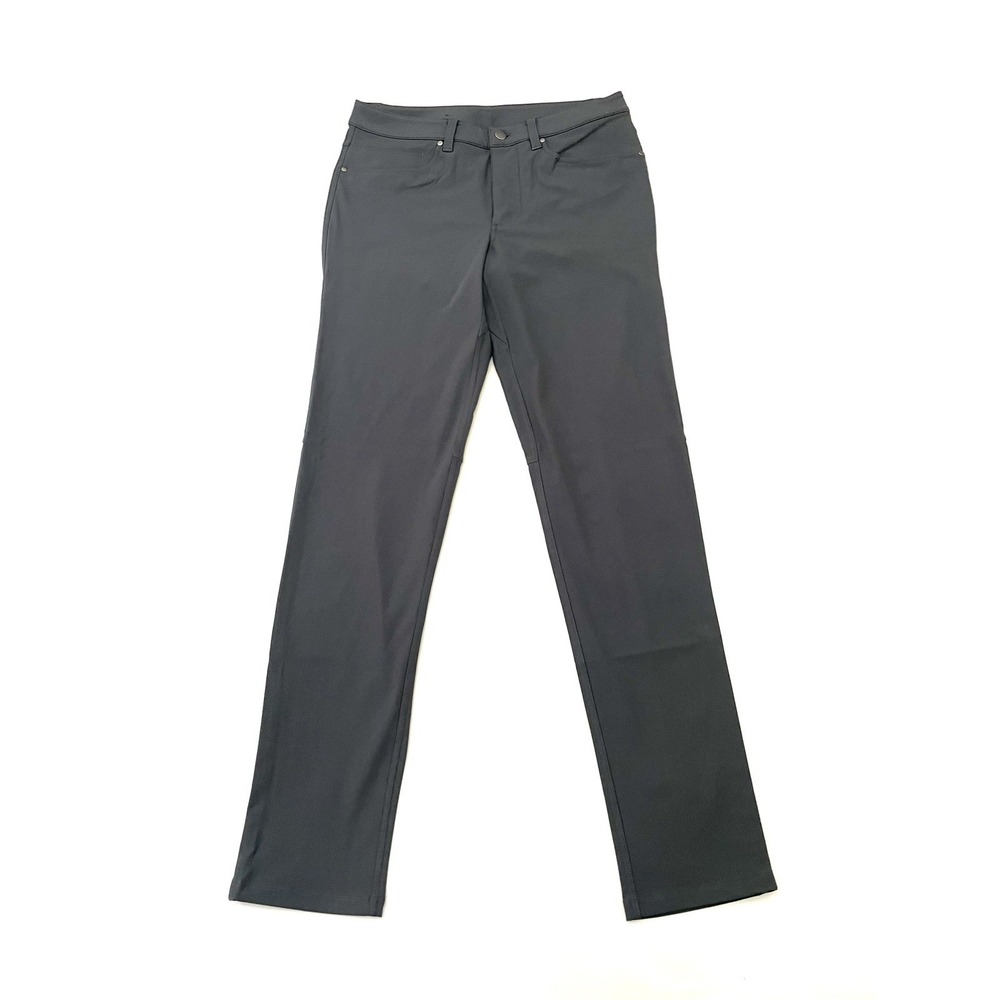 Lululemon ABC Classic Fit Pants 30x33 Gray   Warpstreme Stretch‎ Wicking Golf